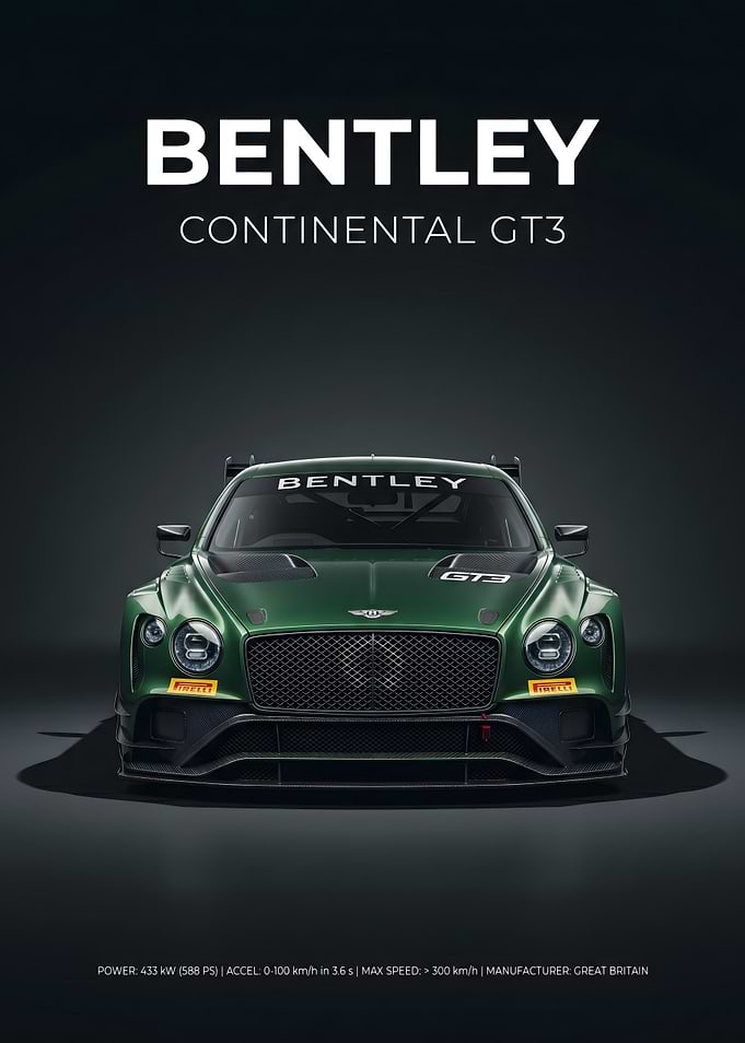 Bentley Continental GT3 Race Car