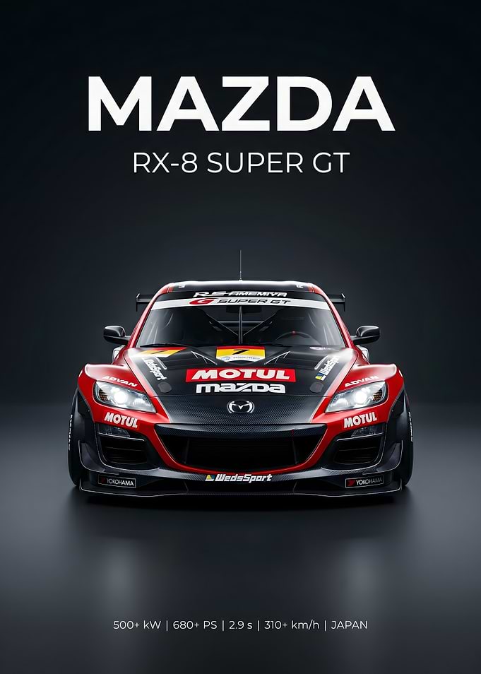 Mazda RX-8 Super GT Race Car