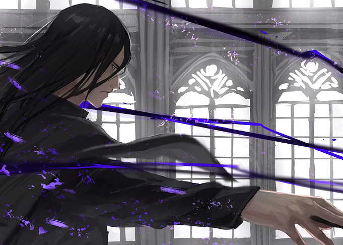 character with dark energy