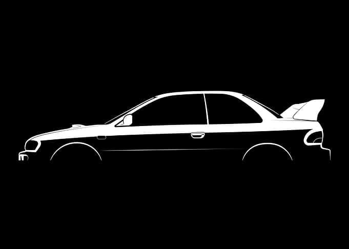 Impreza 22B STi (1998) Silhouette