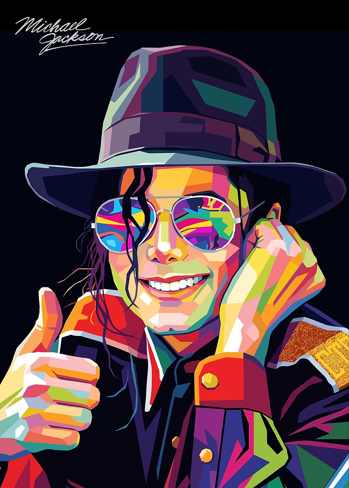 Michael Jackson Pop Art Portrait