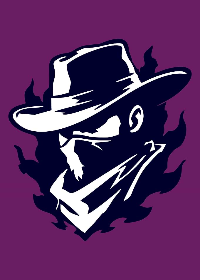 Mysterious Figure in Fedora and Scarf