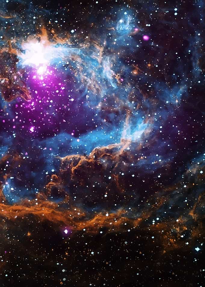 Vibrant Nebula in Deep Space