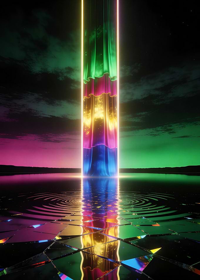 Bright Beacon in the Void