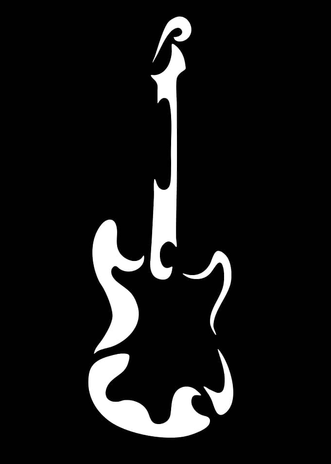 Electric Guitar Silhouette