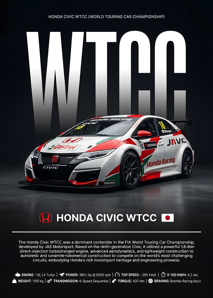 Honda Civic WTCC Race Car