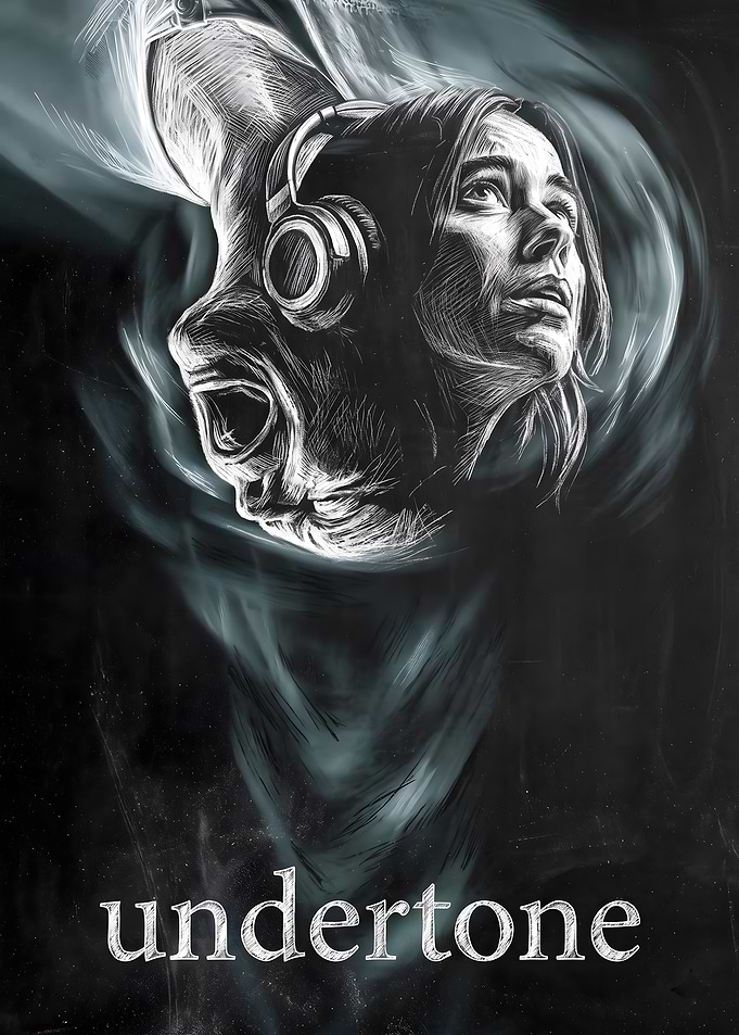 Undertone Poster with Headphones