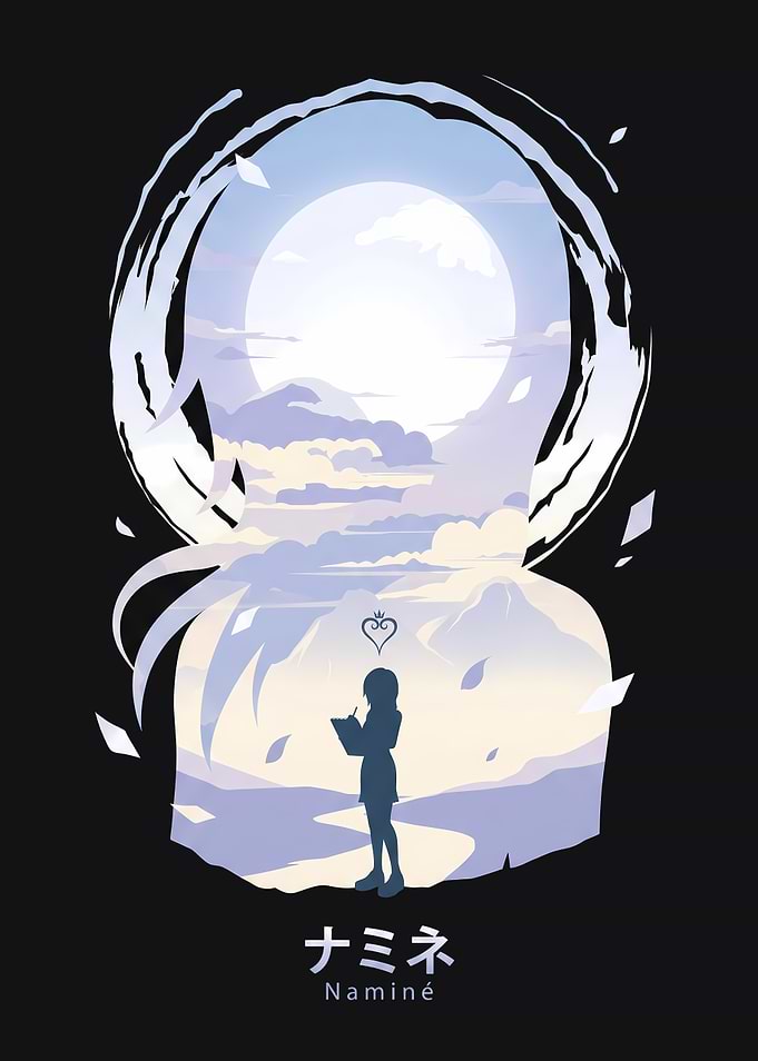 Naminé Silhouette Landscape