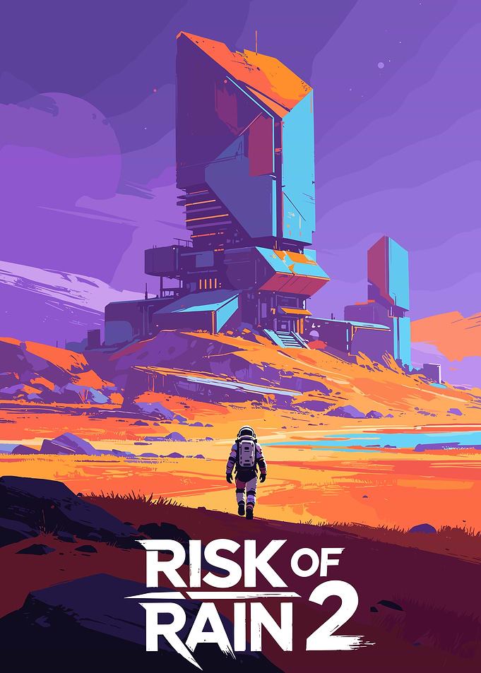 Risk of Rain 2 Astronaut on Alien Planet