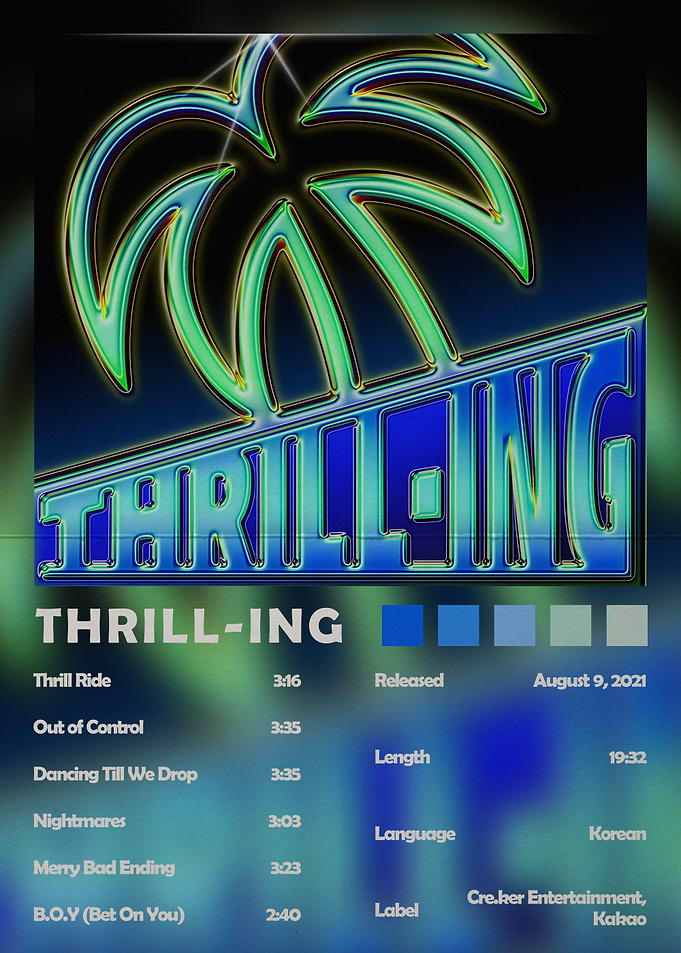The Boyz THRILL-ING Album Art