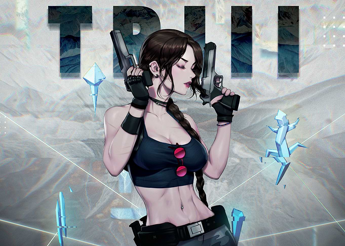 Anime Woman with Guns
