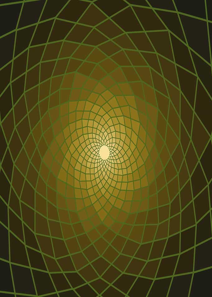 Abstract Geometric Swirl Pattern