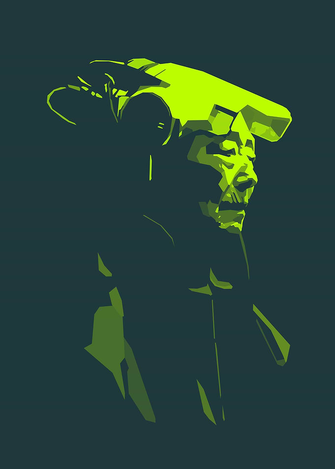 Stylized Dystopian Person