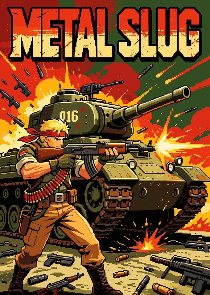 Metal Slug Game Art
