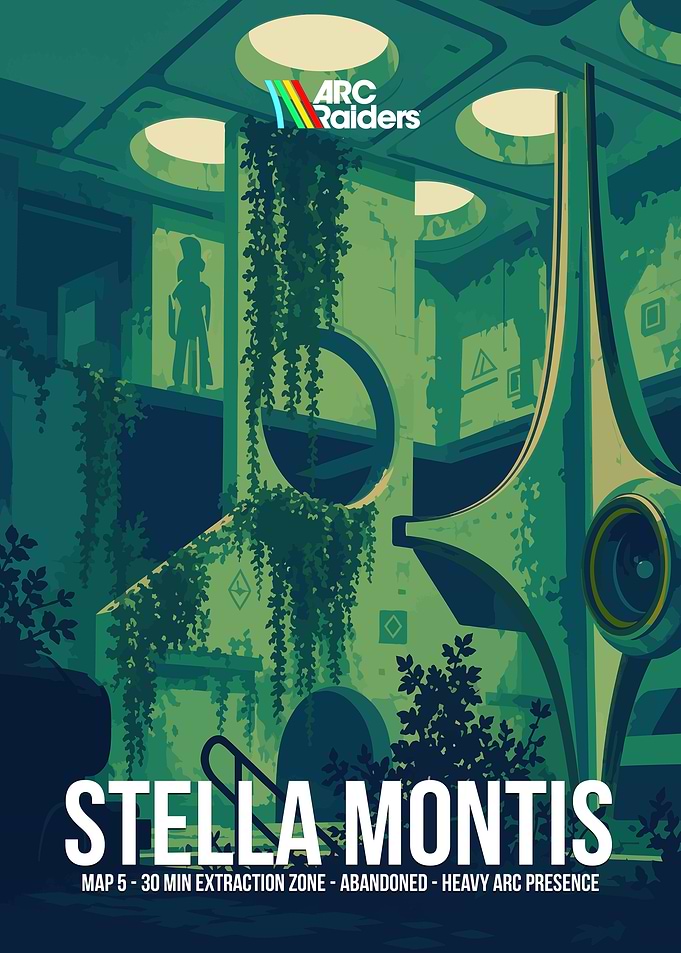 ARC Raiders Stella Montis Map Art