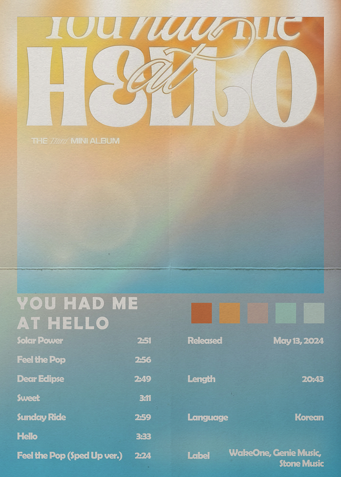 ZB1 You Had Me At Hello Album Art