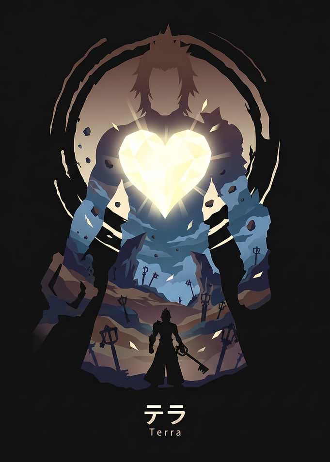 Terra Heart Silhouette