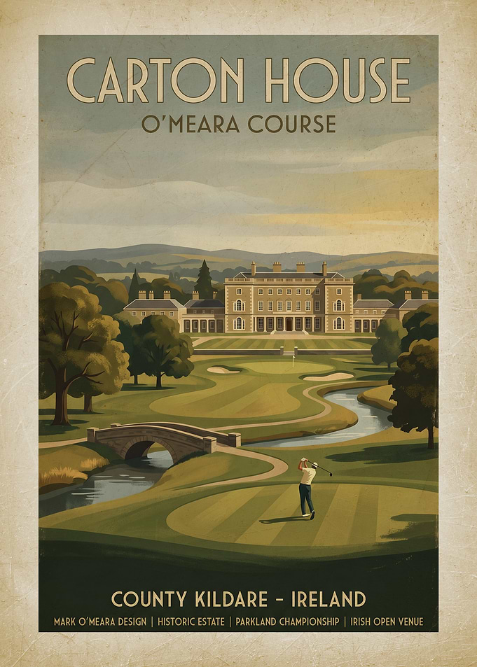 Carton House O'Meara Course Poster