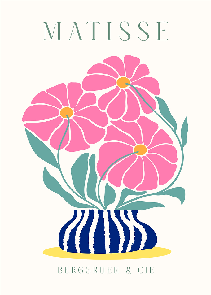 Matisse | Flowers in a blue pot