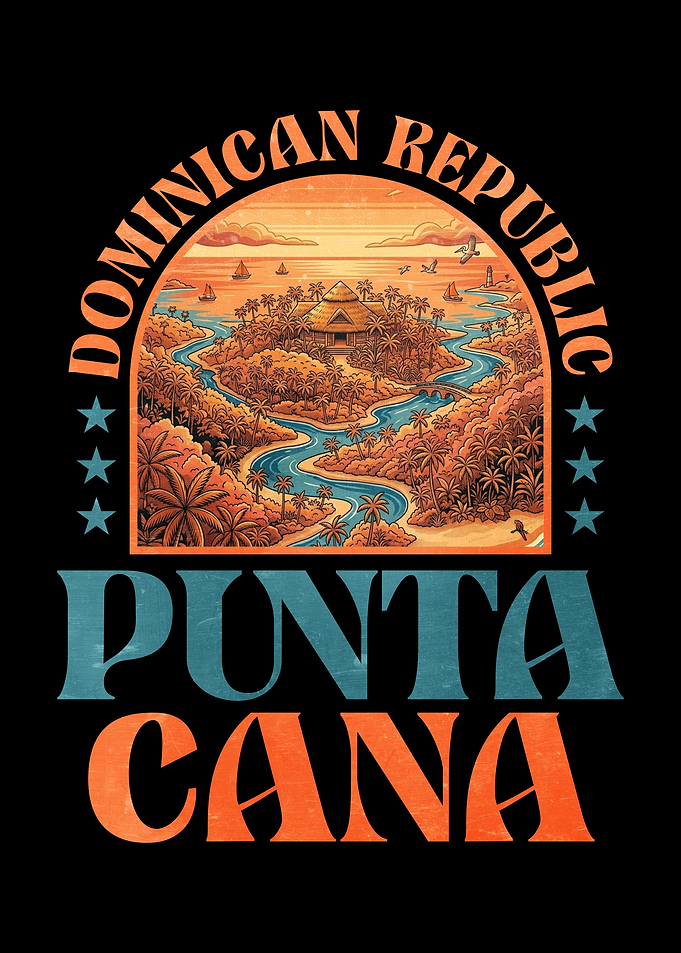 Dominican Republic Punta Cana Travel Art