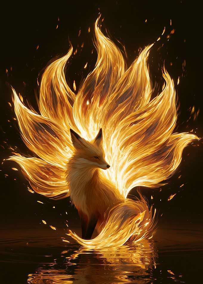 Fiery Nine-Tailed Fox