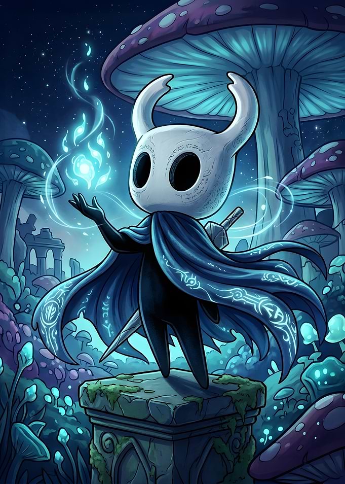 Hollow Knight The Knight with Soul Magic