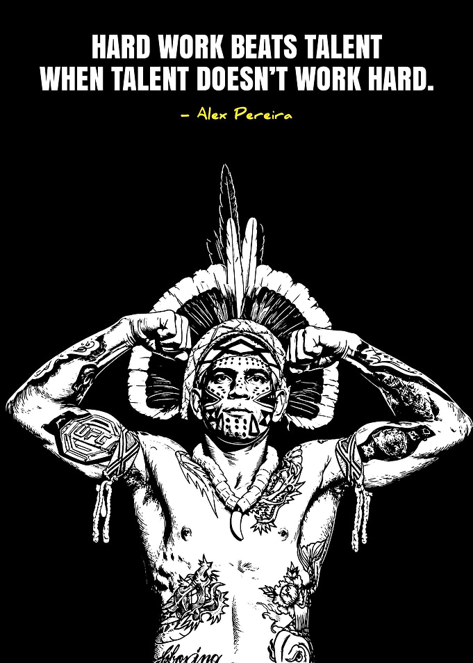 Alex Pereira Motivational Quote
