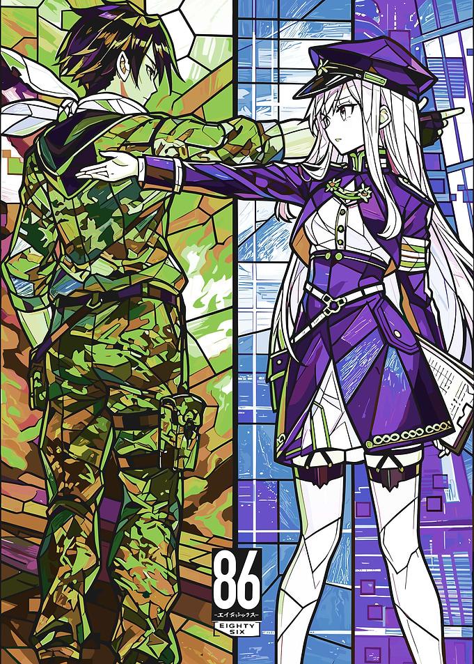86 Eighty Six Anime Art
