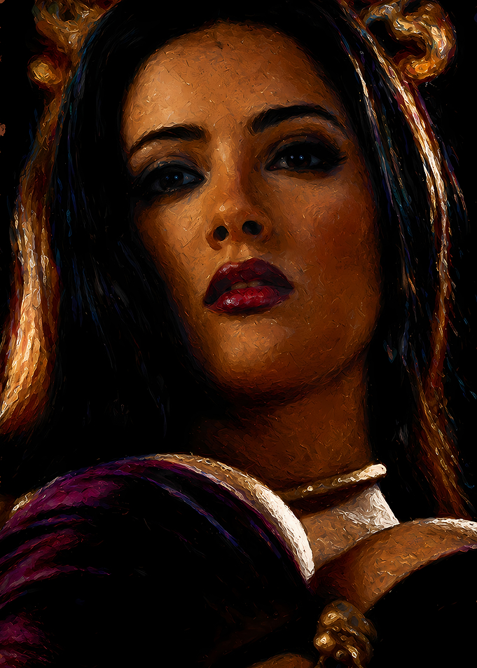 Portrait of Salma Hayek