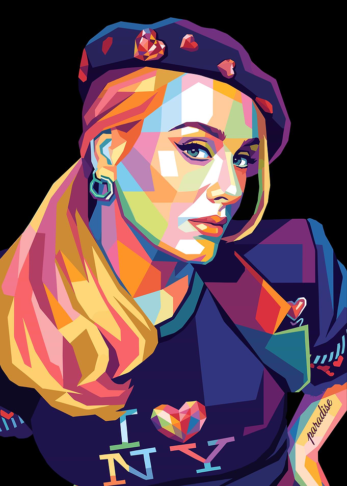 Adele Pop Art Portrait