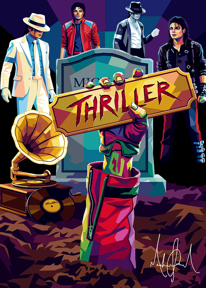 Michael Jackson Thriller Zombie Art