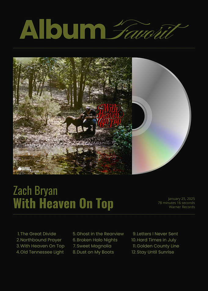 Zach Bryan Album Cover