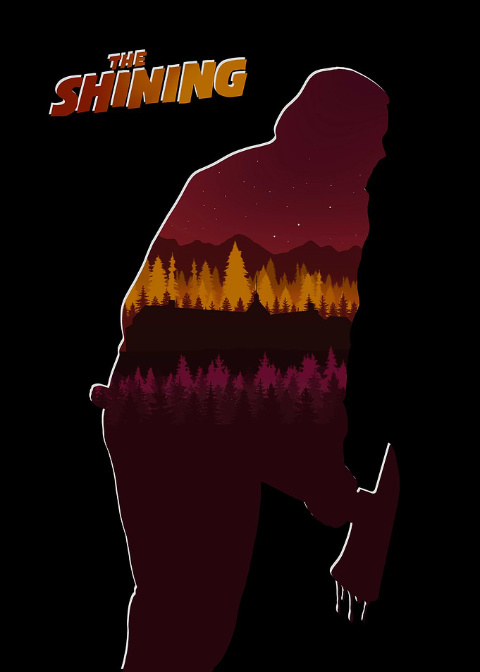 The Shining Silhouette Poster