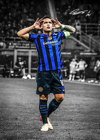 Lautaro Martinez Celebrating Goal