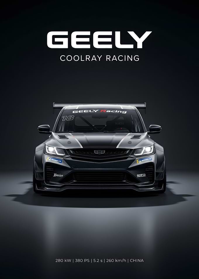 Geely Coolray Racing Car