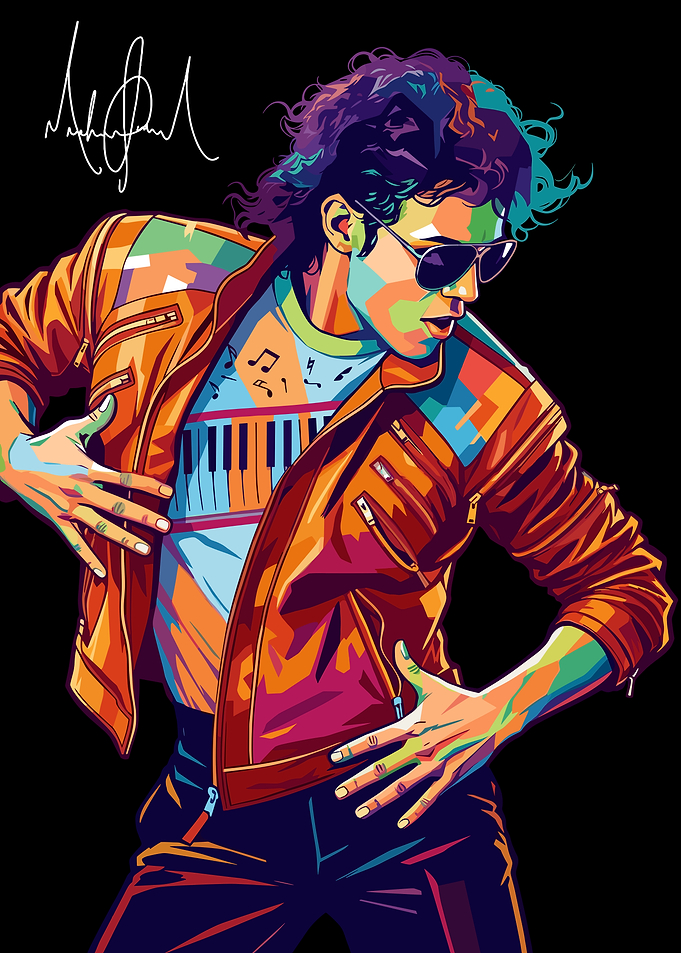 Michael Jackson Pop Art Portrait