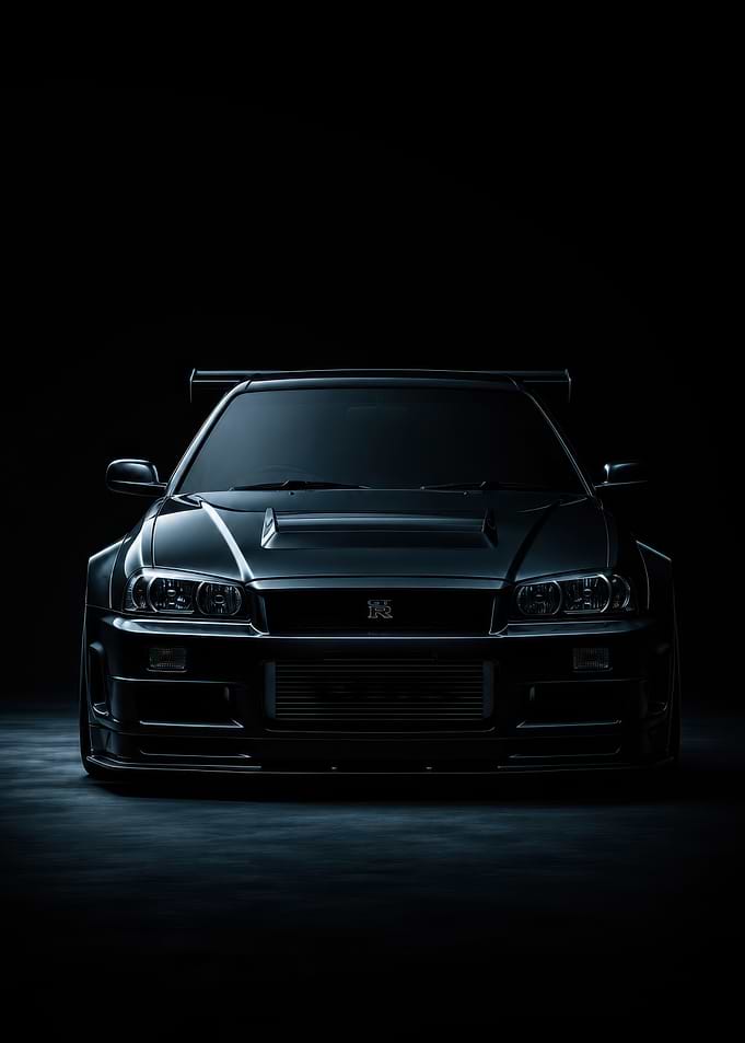 Nissan Skyline GT-R R34 Front View