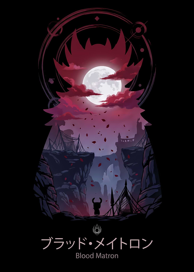 Blood Matron Silhouette Art