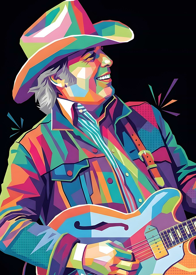 Dwight Yoakam Pop Art