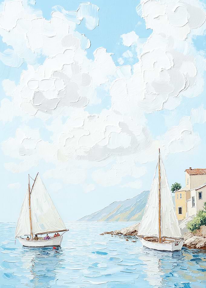 Sailboats on a Sunny Day