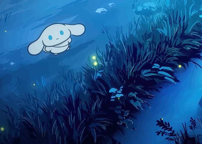 Cinnamoroll in a Magical Forest