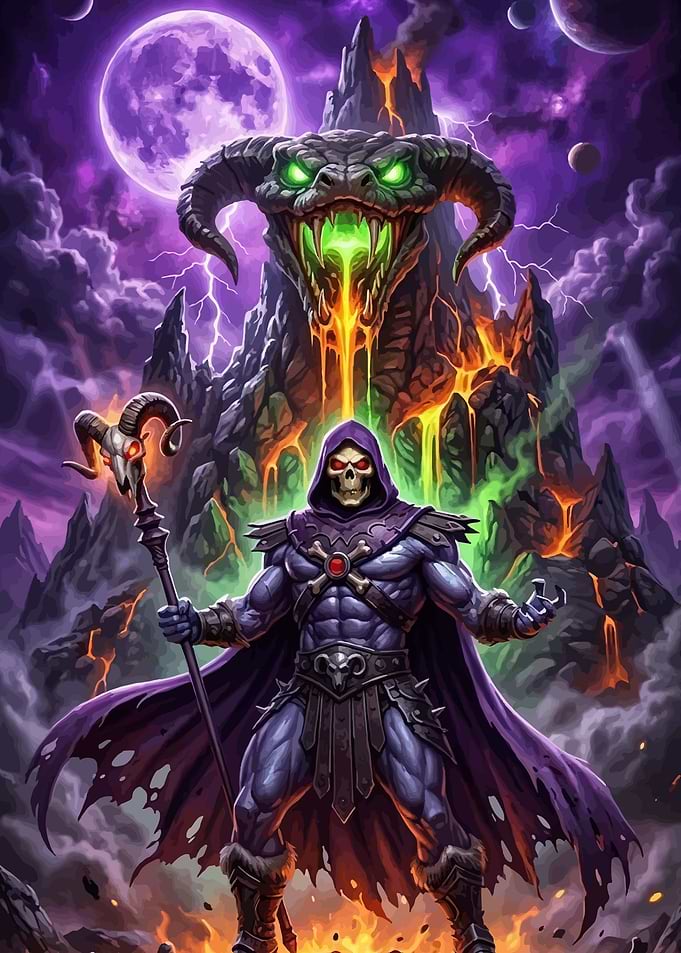 Skeletor and Snake Mountain