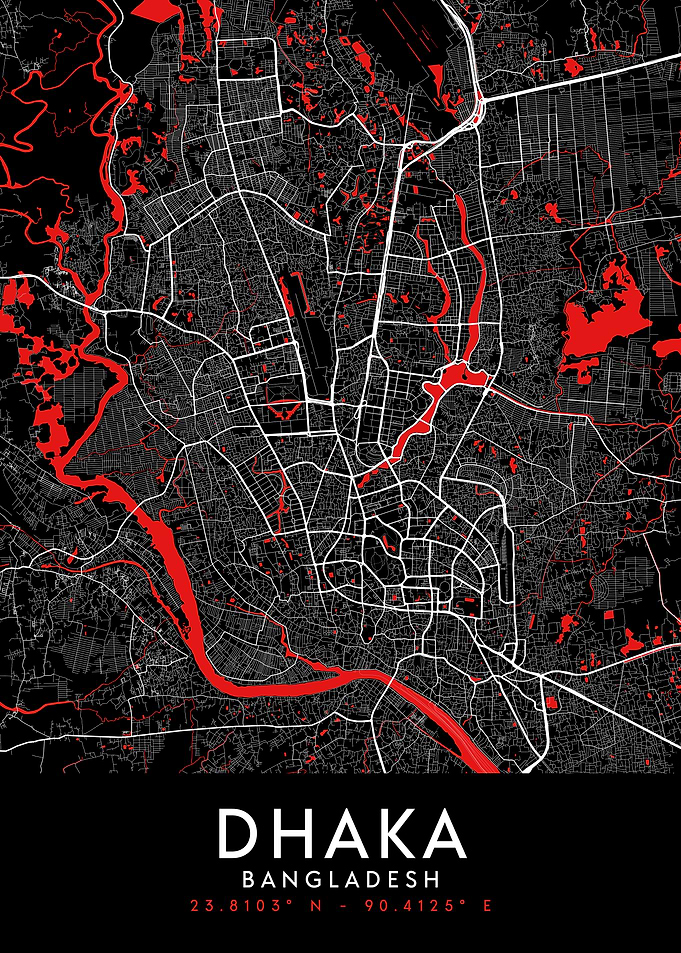 Dhaka Dark Map