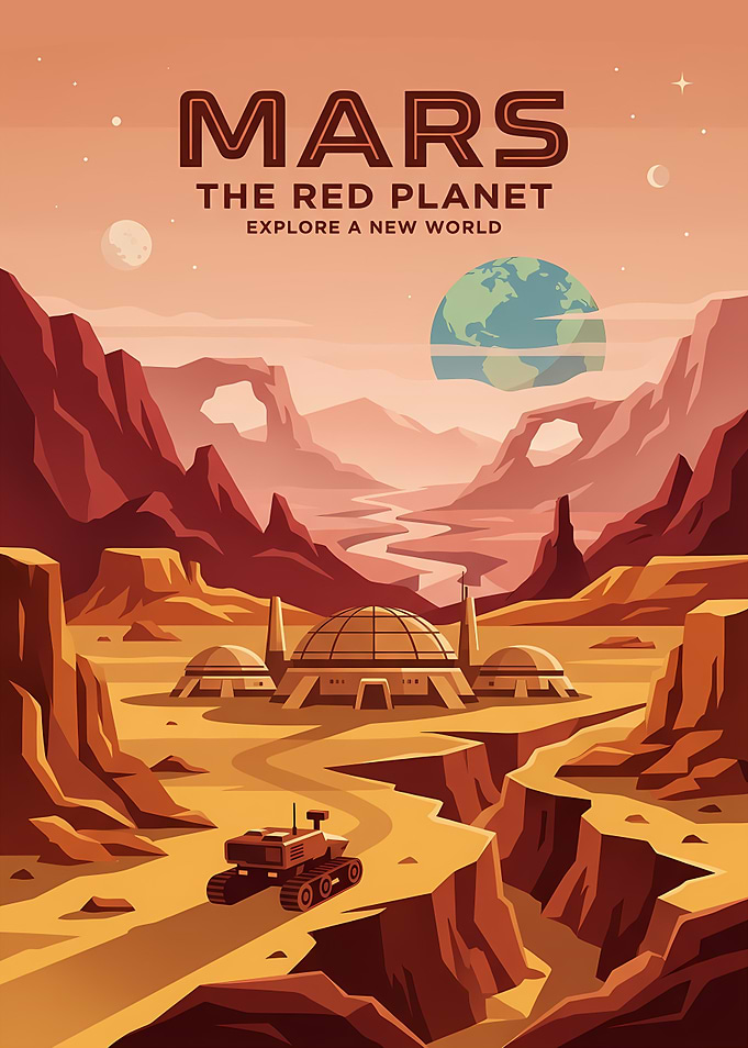 Mars Exploration Poster