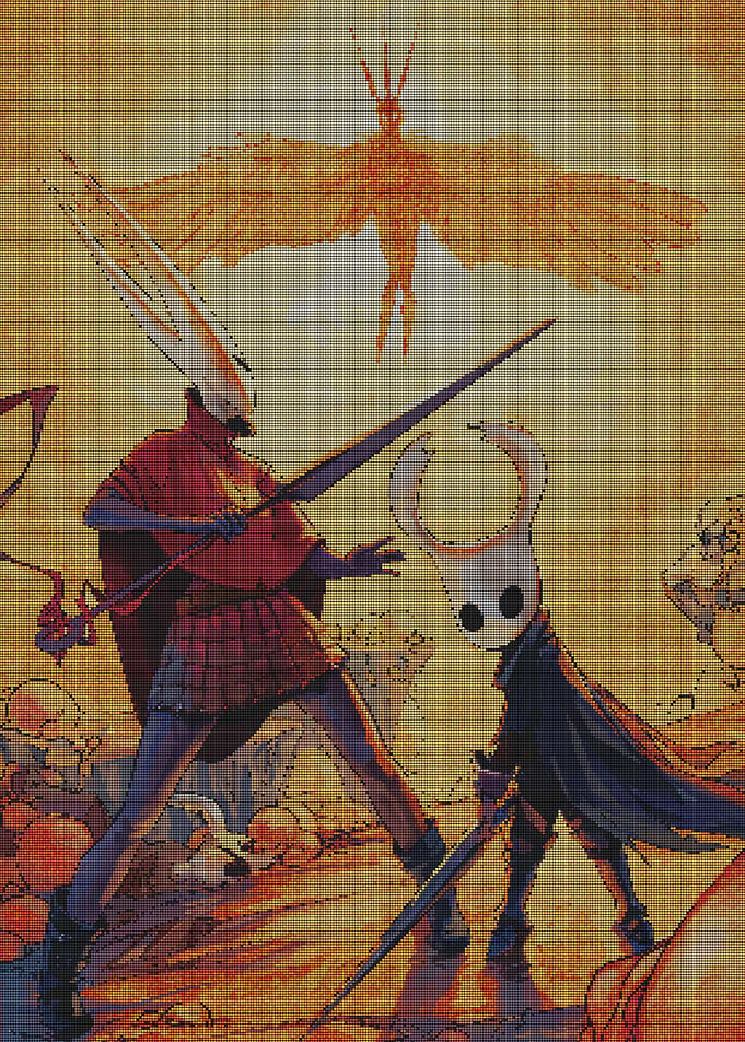 Hollow Knight Characters in Battle