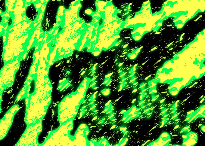 Abstract Neon Splatter Pattern