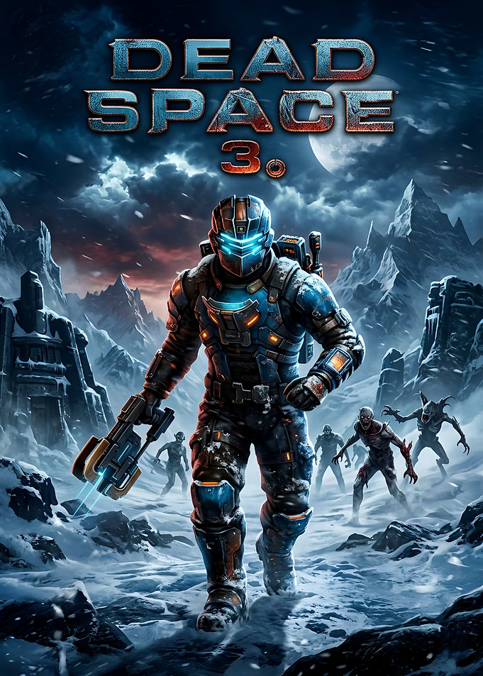 Dead Space 3 Video Game Cover