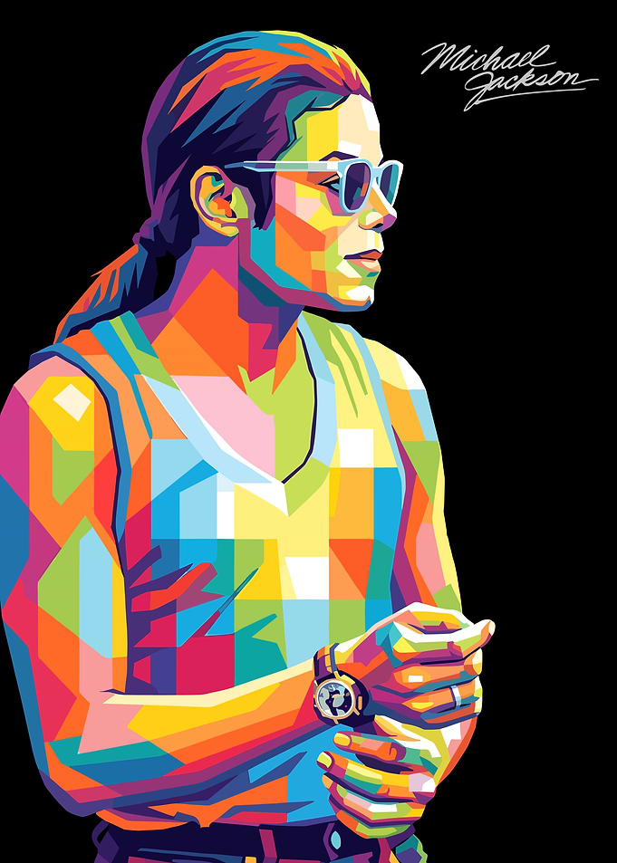 Michael Jackson Pop Art Portrait