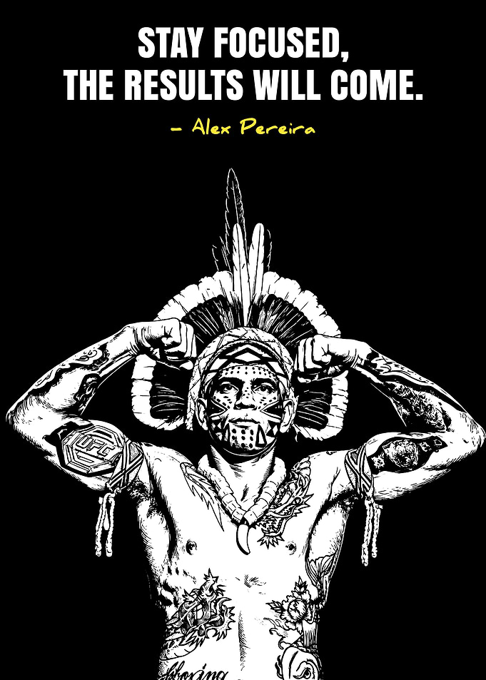 Alex Pereira Motivational Quote
