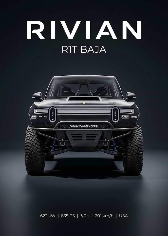 Rivian R1T Baja Race Truck